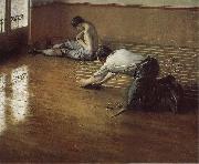 Gustave Caillebotte The worker plane the floor France oil painting artist